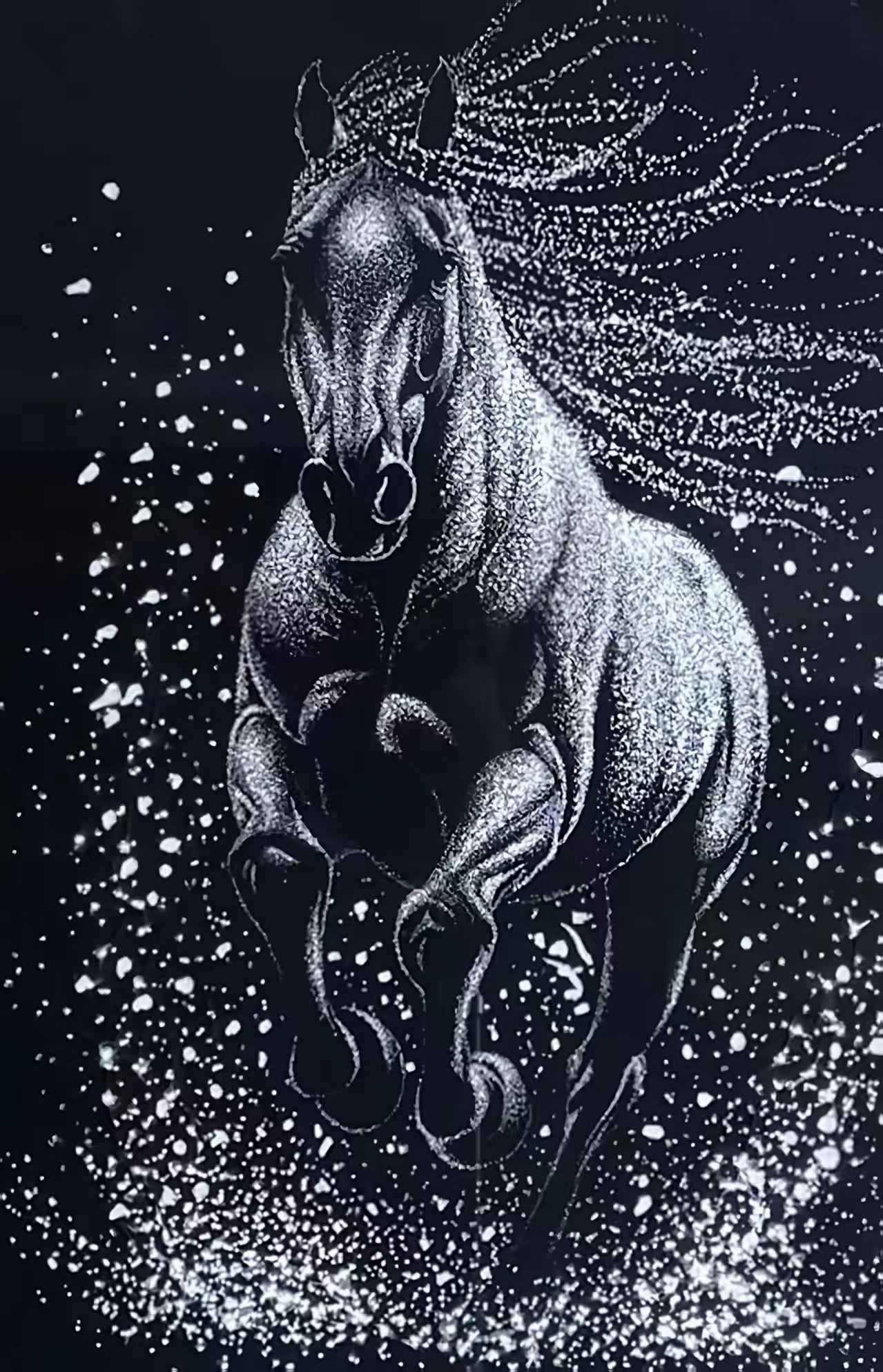 Chinese Intangible Heritage Hammer Painting